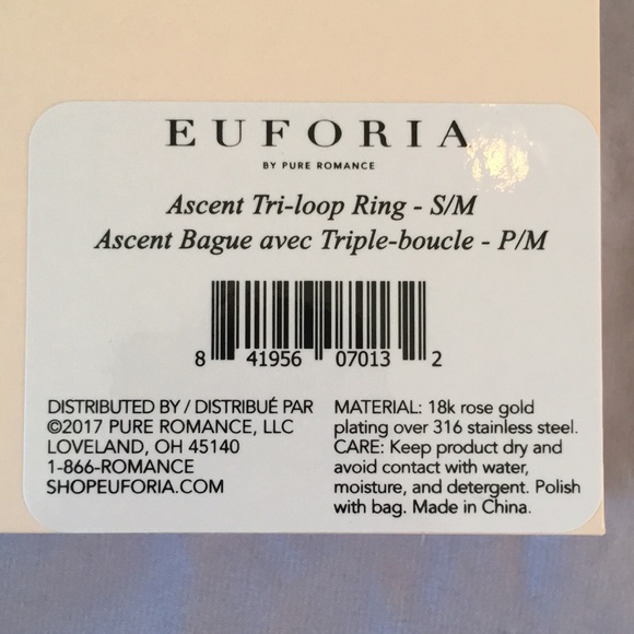 Euforia Ascent Rose Gold Tri-Loop Ring - Picture 7 of 7